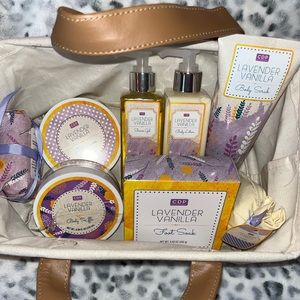 Lavender vanilla bath stuff